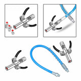 Maxbell Heavy Duty Grease Gun Reusable Quick Lock and Release for Car Fittings Nozzle
