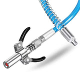 Maxbell Heavy Duty Grease Gun Reusable Quick Lock and Release for Car Fittings Nozzle and 30cm Hose