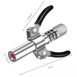 Maxbell Heavy Duty Grease Gun Reusable Quick Lock and Release for Car Fittings Nozzle and 30cm Hose