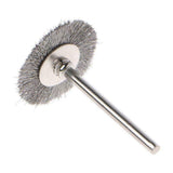 Maxbell 10Pcs 2.2cm Steel wire Brush Metal Derusting Brush Accessory