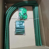 Maxbell Planter Support Stakes Greenhouse Clamp Greenhouse Film Clamps Grow Tunnel 6pcs
