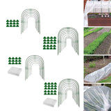 Maxbell Planter Support Stakes Greenhouse Clamp Greenhouse Film Clamps Grow Tunnel 6pcs