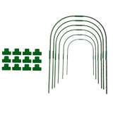 Maxbell Planter Support Stakes Greenhouse Clamp Greenhouse Film Clamps Grow Tunnel 6pcs