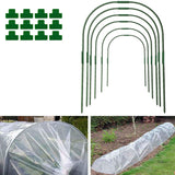 Maxbell Planter Support Stakes Greenhouse Clamp Greenhouse Film Clamps Grow Tunnel 6pcs