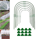 Maxbell Planter Support Stakes Greenhouse Clamp Greenhouse Film Clamps Grow Tunnel 6pcs