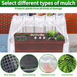 Maxbell Planter Support Stakes Greenhouse Clamp Greenhouse Film Clamps Grow Tunnel 10pcs