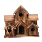 Maxbell Wooden Birdhouses Hummingbird Nest Hanging for Courtyard Backyard Decor