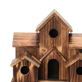 Maxbell Wooden Birdhouses Hummingbird Nest Hanging for Courtyard Backyard Decor