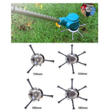 Maxbell Stainless Steel String Trimmer Head Weed Eater Head for Trimmer Accessories 6in 3 Cutter