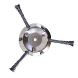 Maxbell Stainless Steel String Trimmer Head Weed Eater Head for Trimmer Accessories 6in 3 Cutter