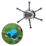 Maxbell Stainless Steel String Trimmer Head Weed Eater Head for Trimmer Accessories 6in 6 Cutter