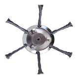 Maxbell Stainless Steel String Trimmer Head Weed Eater Head for Trimmer Accessories 6in 6 Cutter