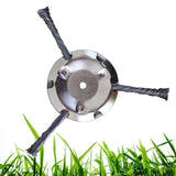 Maxbell Stainless Steel String Trimmer Head Weed Eater Head for Trimmer Accessories 7in 3 Cutter
