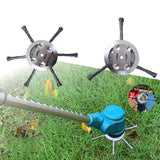 Maxbell Stainless Steel String Trimmer Head Weed Eater Head for Trimmer Accessories 7in 3 Cutter