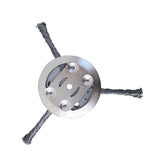 Maxbell Stainless Steel String Trimmer Head Weed Eater Head for Trimmer Accessories 7in 3 Cutter