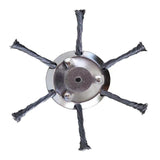 Maxbell Stainless Steel String Trimmer Head Weed Eater Head for Trimmer Accessories 7in 6 Cutter