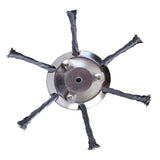 Maxbell Stainless Steel String Trimmer Head Weed Eater Head for Trimmer Accessories 7in 6 Cutter