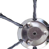 Maxbell Stainless Steel String Trimmer Head Weed Eater Head for Trimmer Accessories 7in 6 Cutter