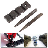 Maxbell Durable Chainsaw Chain Removal Tool Mending for Outdoor Traveling Cycling