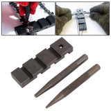 Maxbell Durable Chainsaw Chain Removal Tool Mending for Outdoor Traveling Cycling
