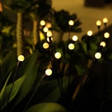 Maxbell 2 Pieces Solar Powered Lights Solar Charging for Backyard Sidewalks