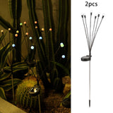 Maxbell 2 Pieces Solar Powered Lights Solar Charging for Backyard Sidewalks