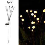 Maxbell 2 Pieces Solar Powered Lights Solar Charging for Backyard Sidewalks