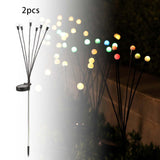 Maxbell 2 Pieces Solar Powered Lights Solar Charging for Backyard Sidewalks