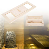 Maxbell Sauna Room Air Vent Shutter Window Panel Grille for Steam Room Shower Bath