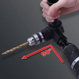 Maxbell 90 Degree Right Angle Keyless Chuck Electric cordless Drill Attachment