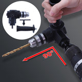 Maxbell 90 Degree Right Angle Keyless Chuck Electric cordless Drill Attachment