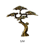 Maxbell Antique Tree Statue Miniature Figurine Sculpture for Bonsai Decoration M