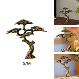 Maxbell Antique Tree Statue Miniature Figurine Sculpture for Bonsai Decoration M