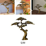 Maxbell Antique Tree Statue Miniature Figurine Sculpture for Bonsai Decoration M