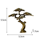 Maxbell Antique Tree Statue Miniature Figurine Sculpture for Bonsai Decoration M