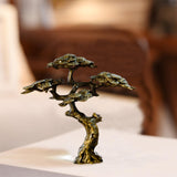 Maxbell Antique Tree Statue Miniature Figurine Sculpture for Bonsai Decoration S