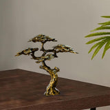 Maxbell Antique Tree Statue Miniature Figurine Sculpture for Bonsai Decoration S