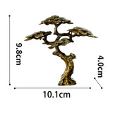 Maxbell Mini Welcoming Pine Miniature Figurine Display Ornaments for Desk Gifts