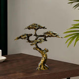 Maxbell Mini Welcoming Pine Miniature Figurine Display Ornaments for Desk Gifts