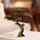 Maxbell Mini Welcoming Pine Miniature Figurine Display Ornaments for Desk Gifts