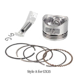 Maxbell Cylinder Piston Kits Attachment Rings Kit for Chainsaw Accessory Spare Parts StyleA