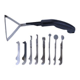 Maxbell 10Pcs Caulking Tool Kit Tile Gap Cleaning Repair Tool Scraper