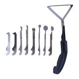 Maxbell 10Pcs Caulking Tool Kit Tile Gap Cleaning Repair Tool Scraper