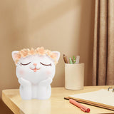 Maxbell Table Vase Flower Arrangement W/ Drainage Hole Pen Holder Bonsai for Home Cat