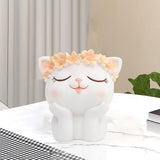 Maxbell Table Vase Flower Arrangement W/ Drainage Hole Pen Holder Bonsai for Home Cat