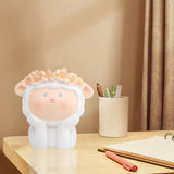 Maxbell Table Vase Flower Arrangement W/ Drainage Hole Pen Holder Bonsai for Home Sheep