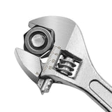 Maxbell 6 inch Adjustable Wrench with Long Handle for Furniture Assembling Bike