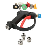 Maxbell High Pressure Hose Nozzle Sprayer Cleaning Tool for Patio Lawn Watering 9pcs