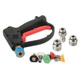 Maxbell High Pressure Hose Nozzle Sprayer Cleaning Tool for Patio Lawn Watering 9pcs