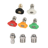 Maxbell High Pressure Hose Nozzle Sprayer Cleaning Tool for Patio Lawn Watering 9pcs